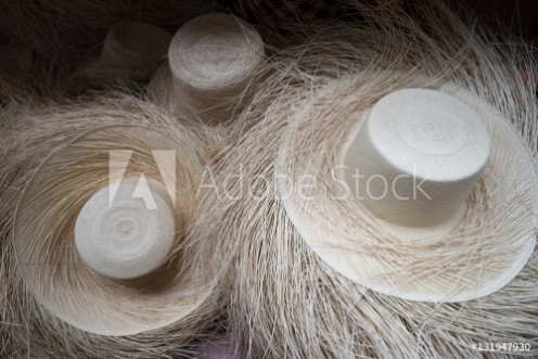 Picture of Unfinished panama hats 